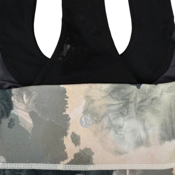 LULULEMON Scoop Neck Racerback Tank Top in Citron Tinted Canvas Sz 4 - Picture 4 of 5